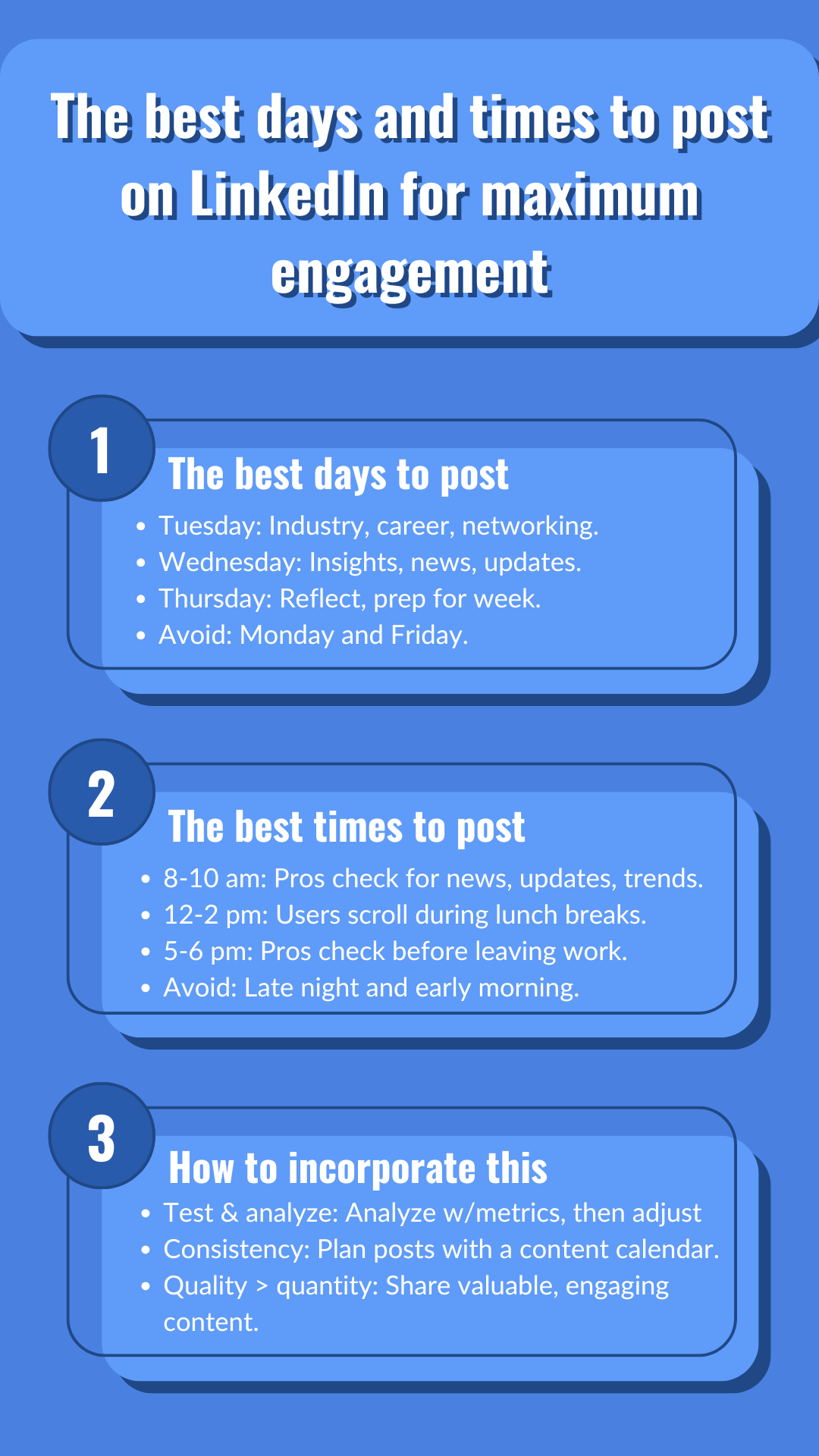 The best days and times to post on LinkedIn for maximum engagement